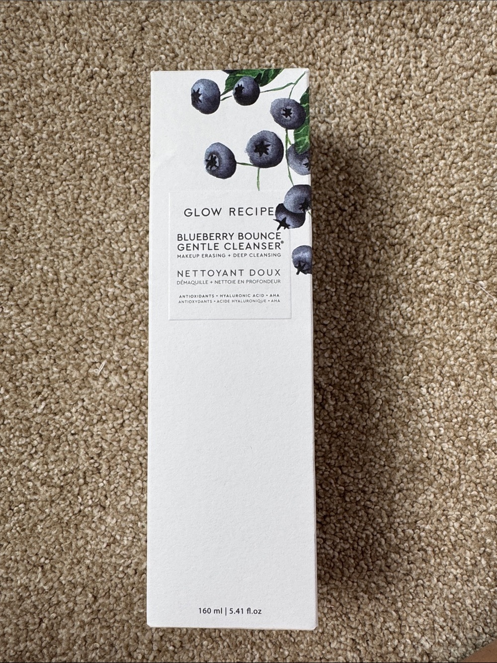 New in Box Glow Recipe Blueberry Bounce Cleanser